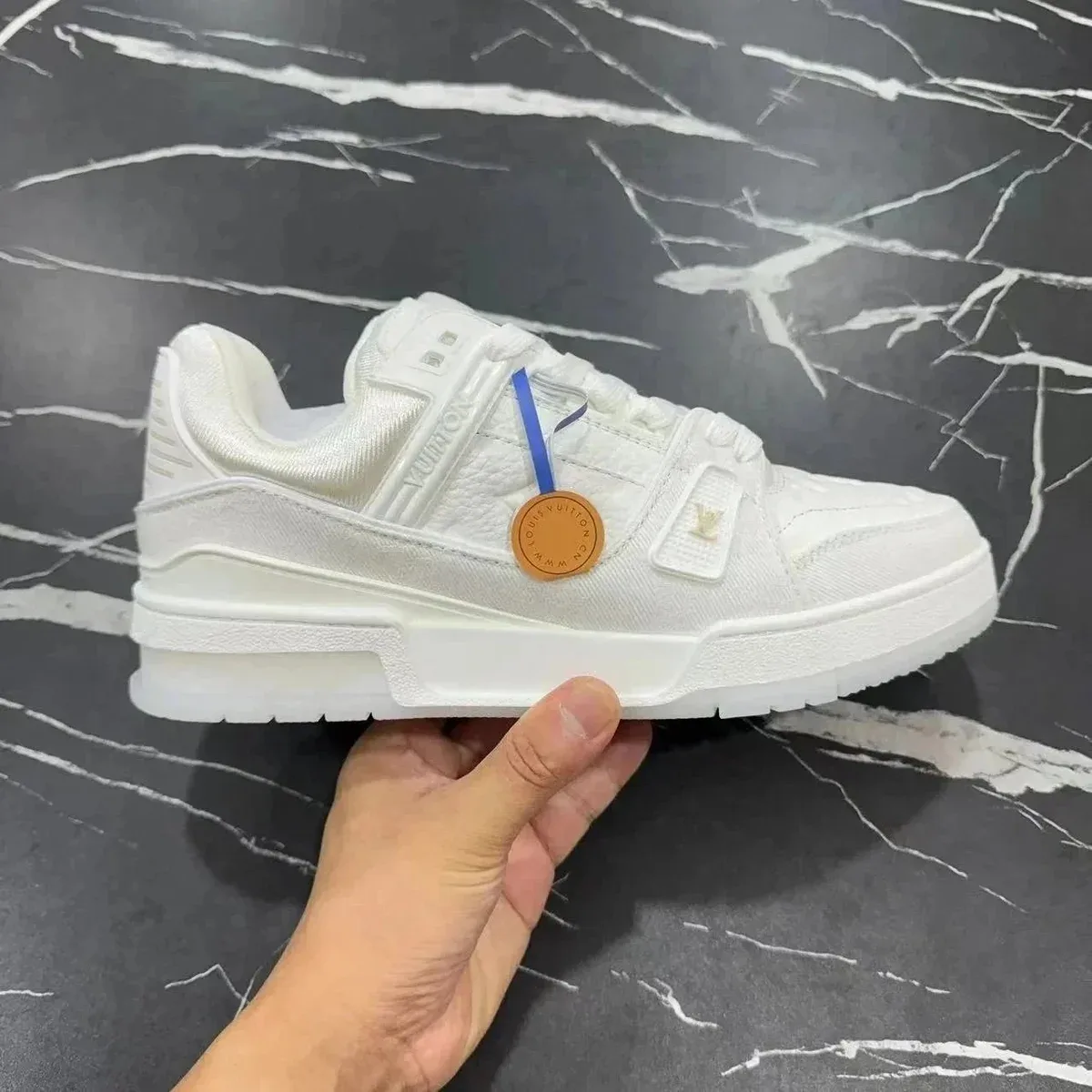 Louis Vuitton LV Trainer White Sneakers