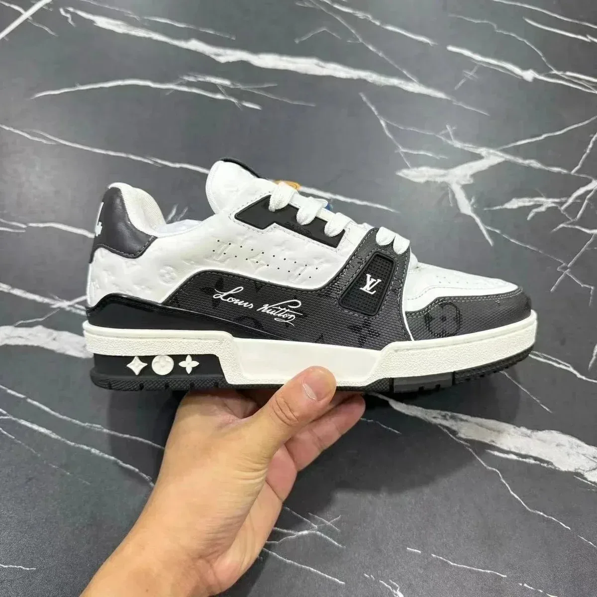 Louis Vuitton LV Trainer White/Black Sneakers