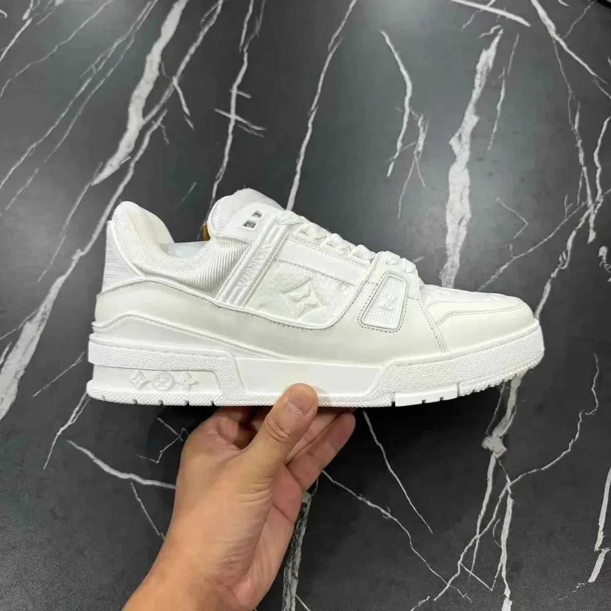 Louis Vuitton LV Trainer White Sneakers