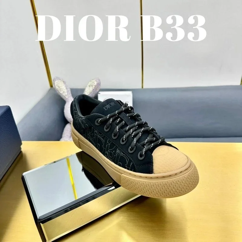 Dior Dior B33 Black Beige Sneakers Black
