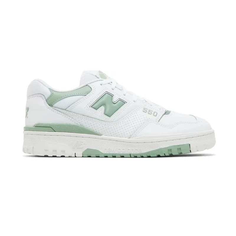 New Balance 550 White Mint Green BB550FS1 Sneakers