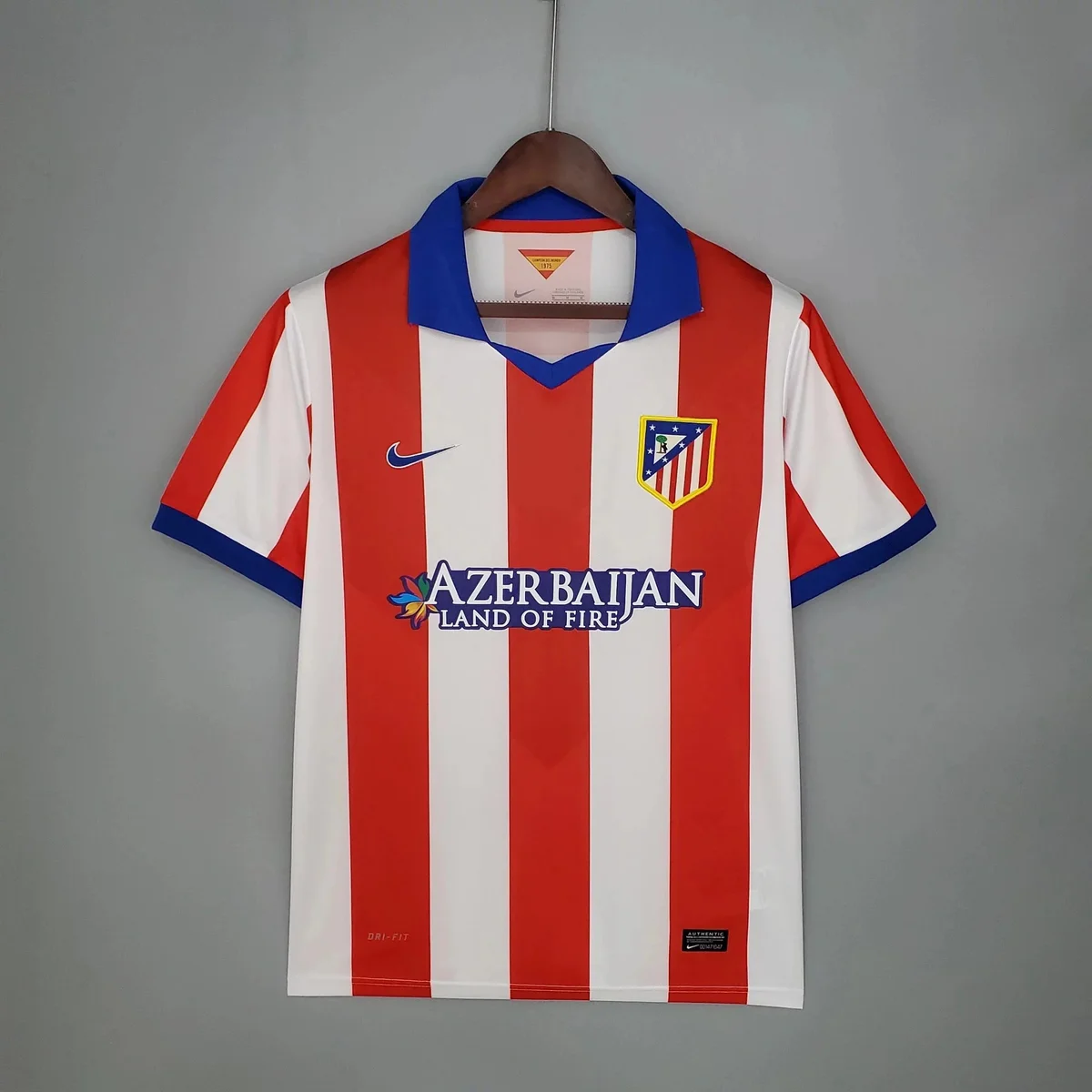 Nike Atletico Madrid Home Jersey Red/White Striped Soccer Shirt
