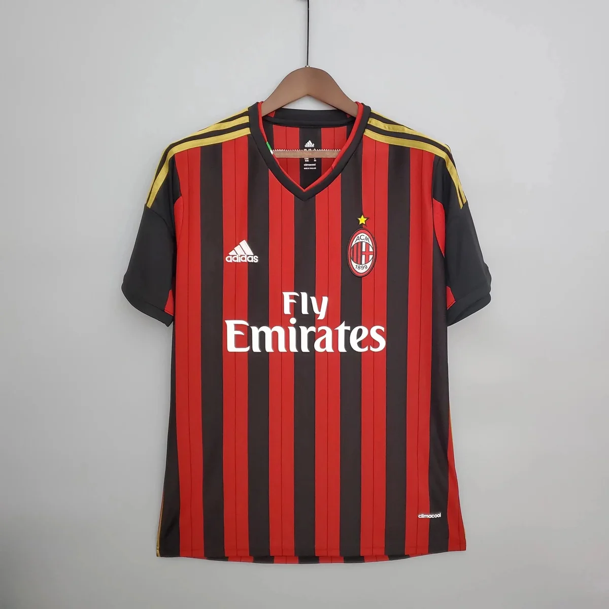 Adidas AC Milan Home Jersey Red/Black Striped