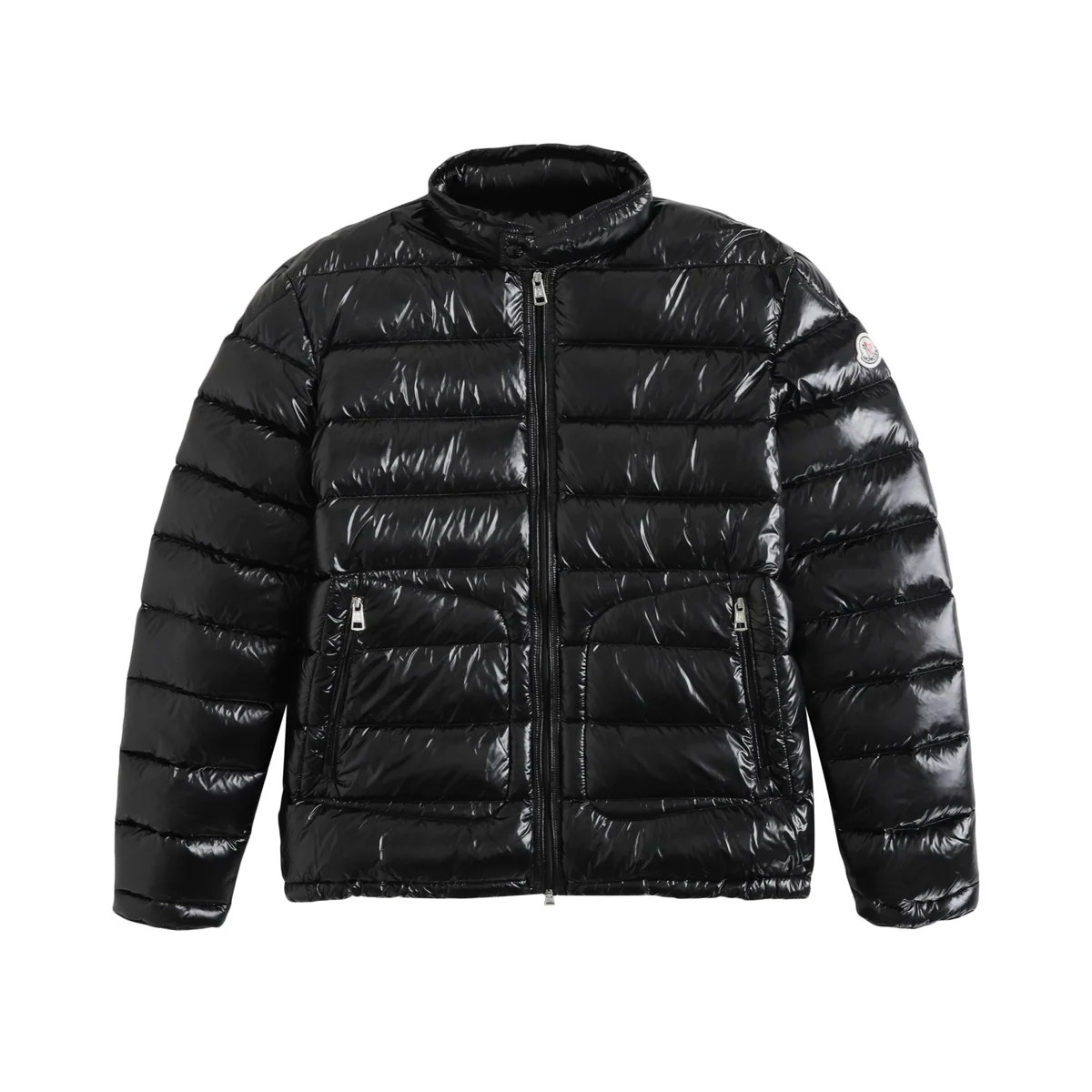 Moncler Black Glossy Puffer Jacket