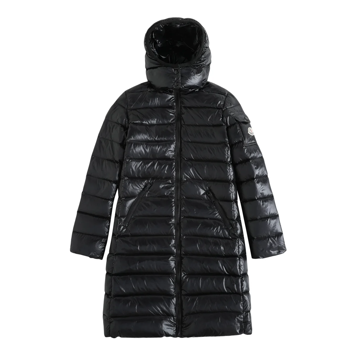 Moncler Black Long Puffer Coat