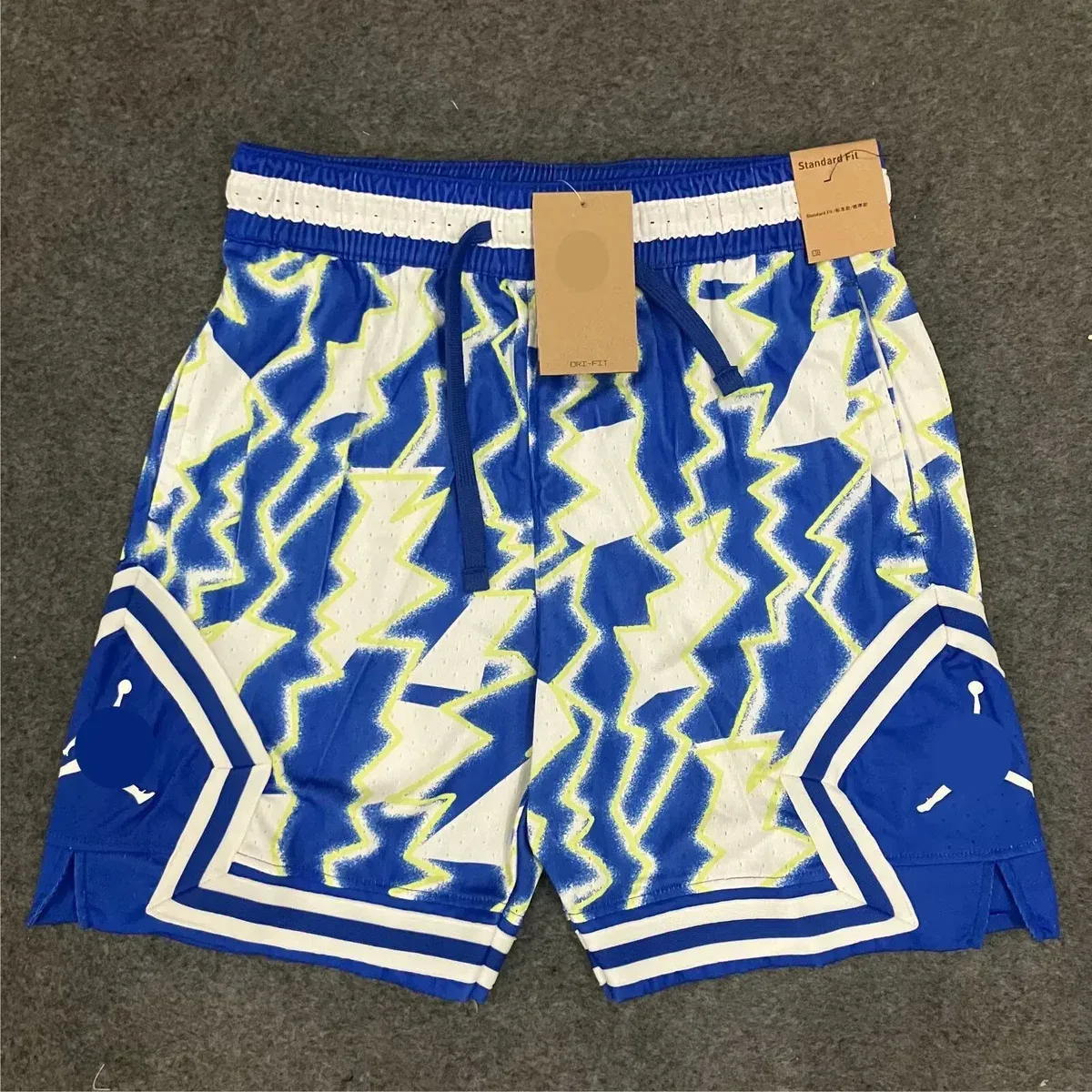 Nike Air Jordan Jumpman Blue Lightning Basketball Shorts