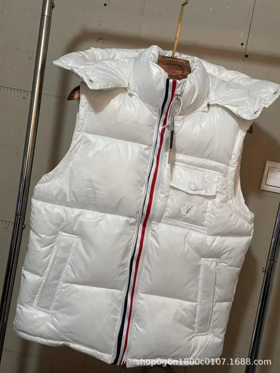 Moncler Maya彩条马甲白色 Vest