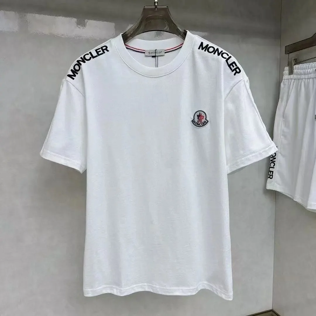 Moncler White Logo T-Shirt