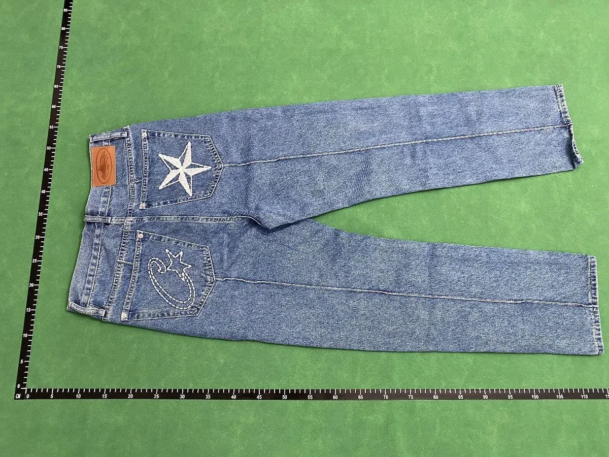 Corteiz 3 Star Embroidered Jeans