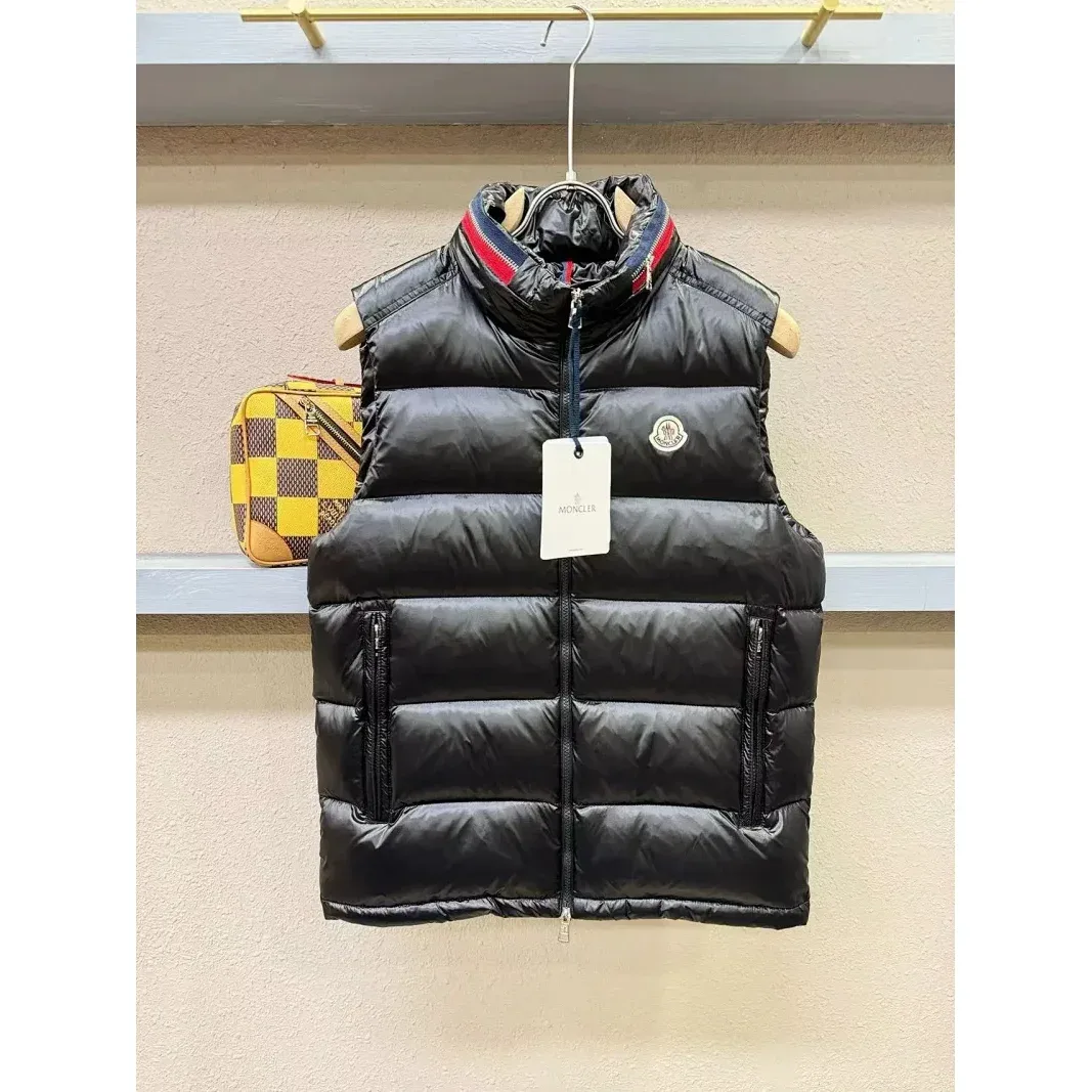 Moncler Black Classic Puffer Vest