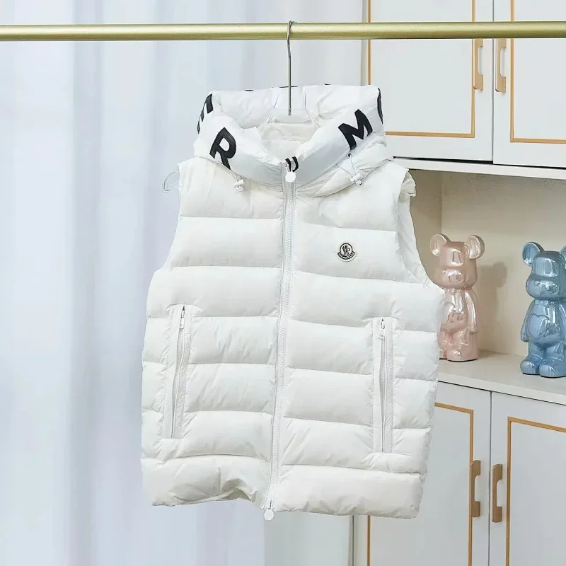 Moncler Maya White Puffer Vest