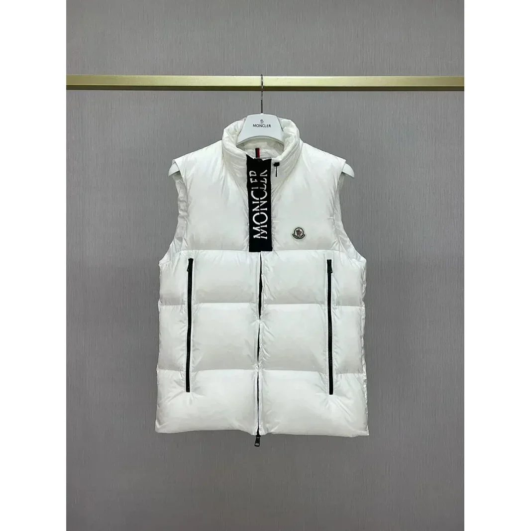 Moncler White Padded Vest