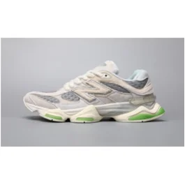 Unisex Grey/White Green Sneakers