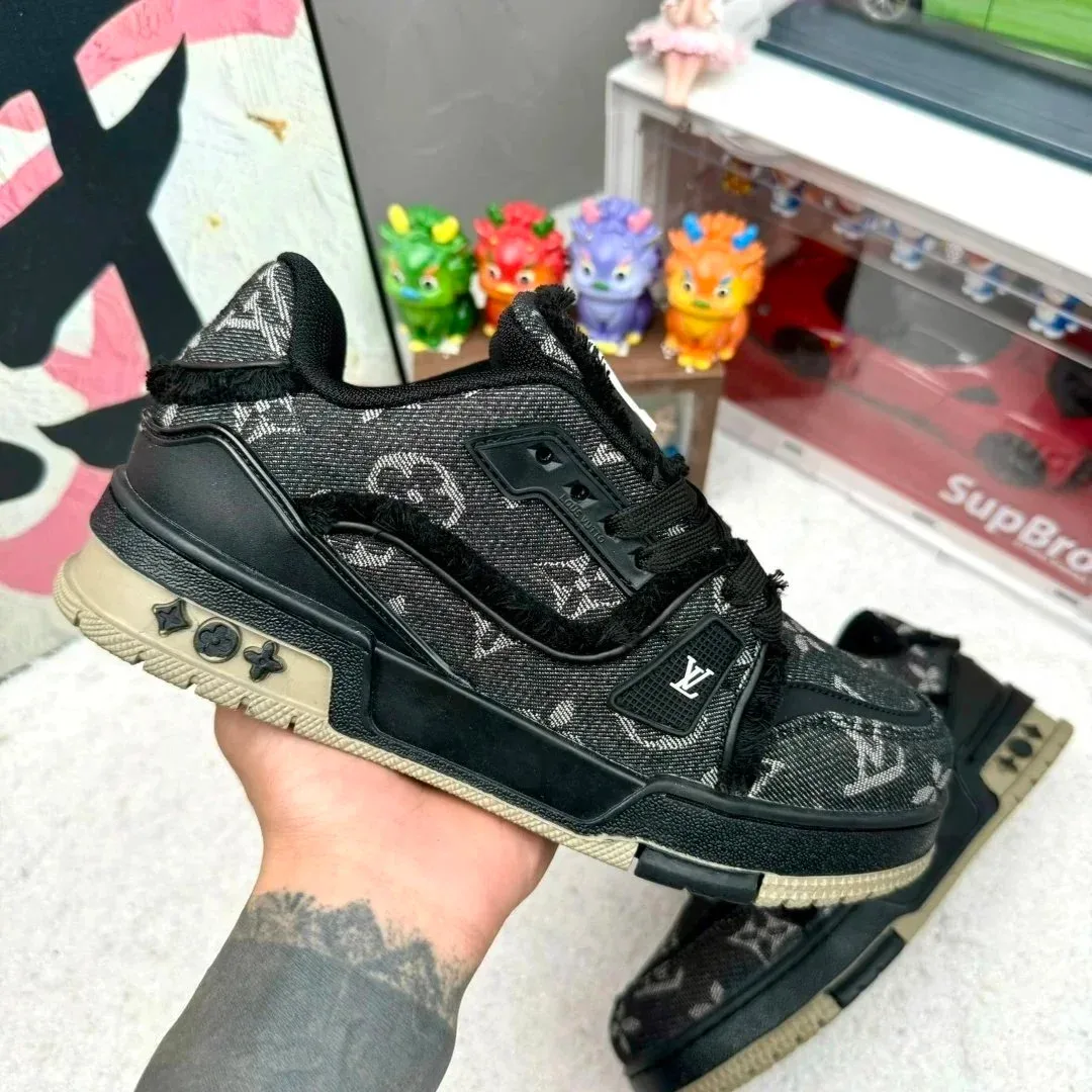 Louis Vuitton LV Trainer Monogram Black Sneakers