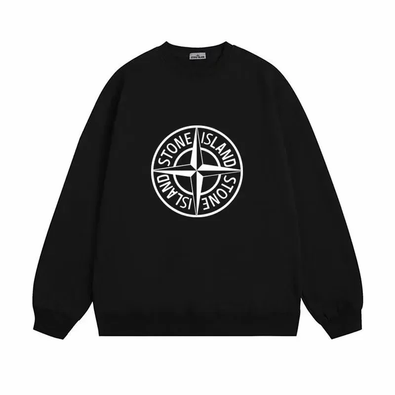 Stone Island 68-15 Black Logo Sweatshirt