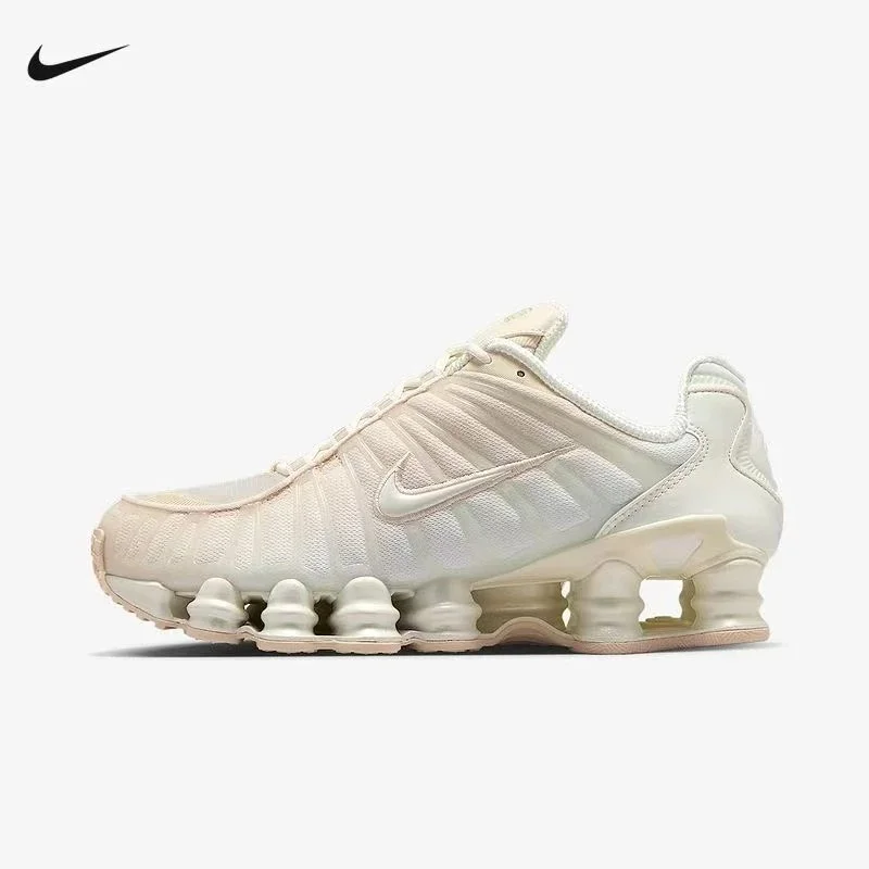 Nike Shox R4 Sail/Panda Sneakers