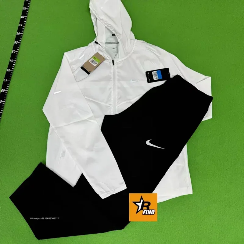 Nike Air Tech Fleece White/Black Set Tracksuit