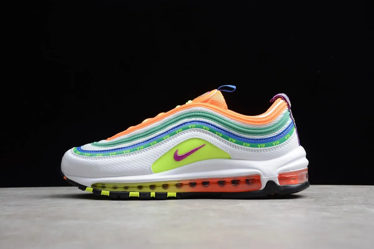 Nike Air Max 97 Bright Orange/Neon Green Sneakers