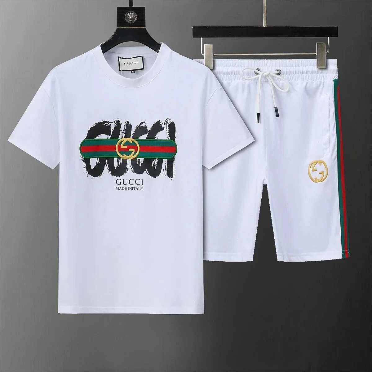Gucci White GG Logo Co-ord Set