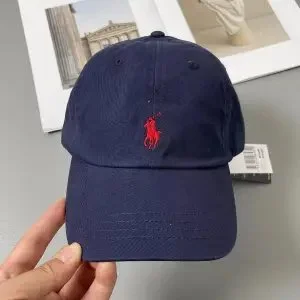 Polo Ralph Lauren Pony Cap Navy Red