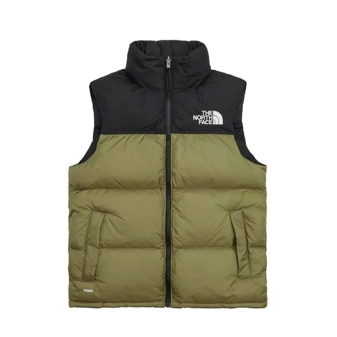 The North Face Nuptse Green Down Jacket