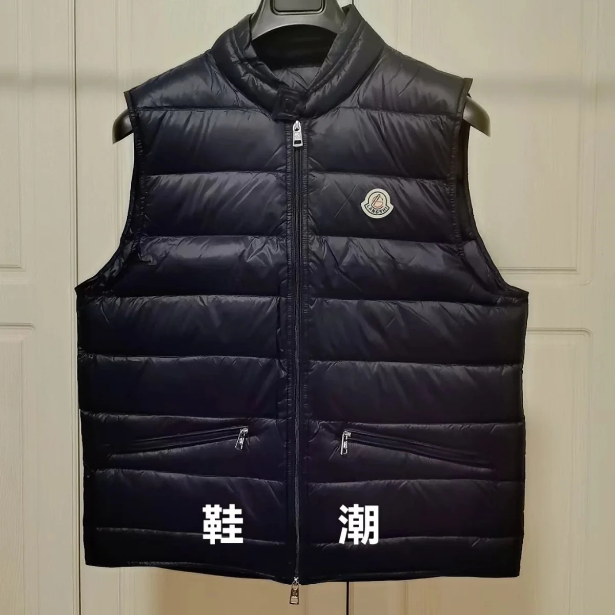 Moncler藏青色 Puffer Vest