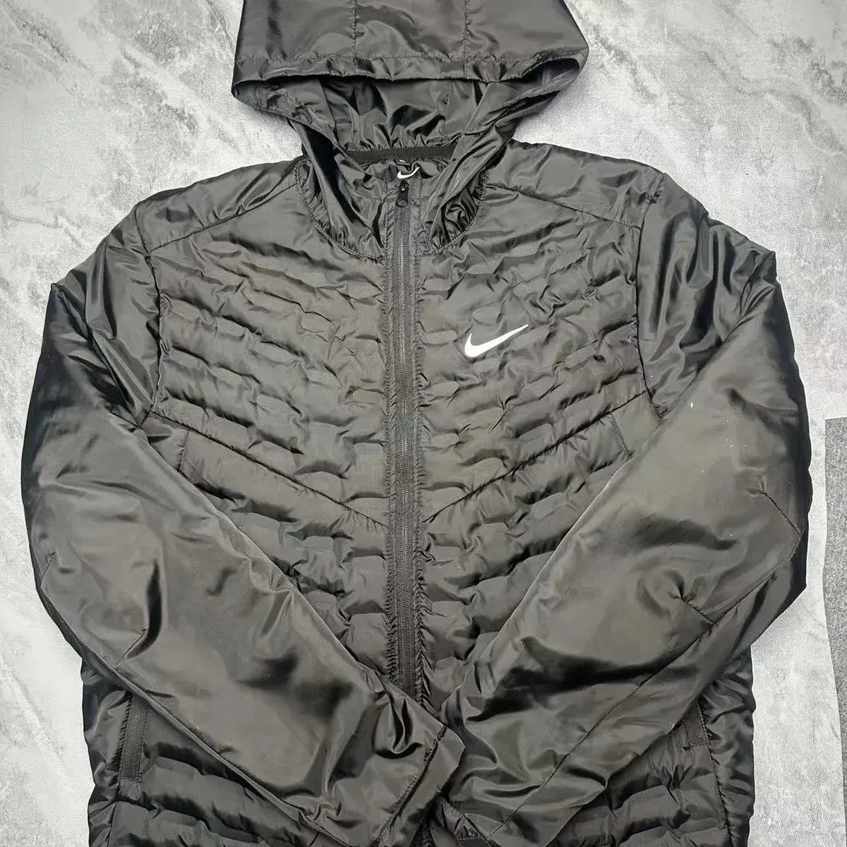Nike Air Tech Fleece Black Hooded Jacket