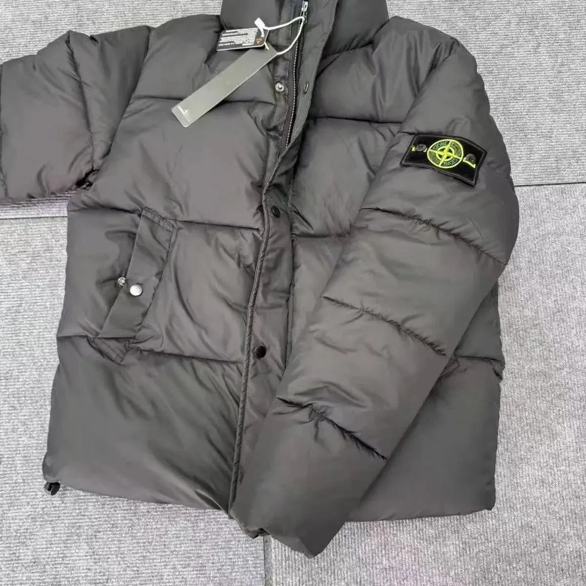 Stone Island 68-15 Black Puffer Jacket