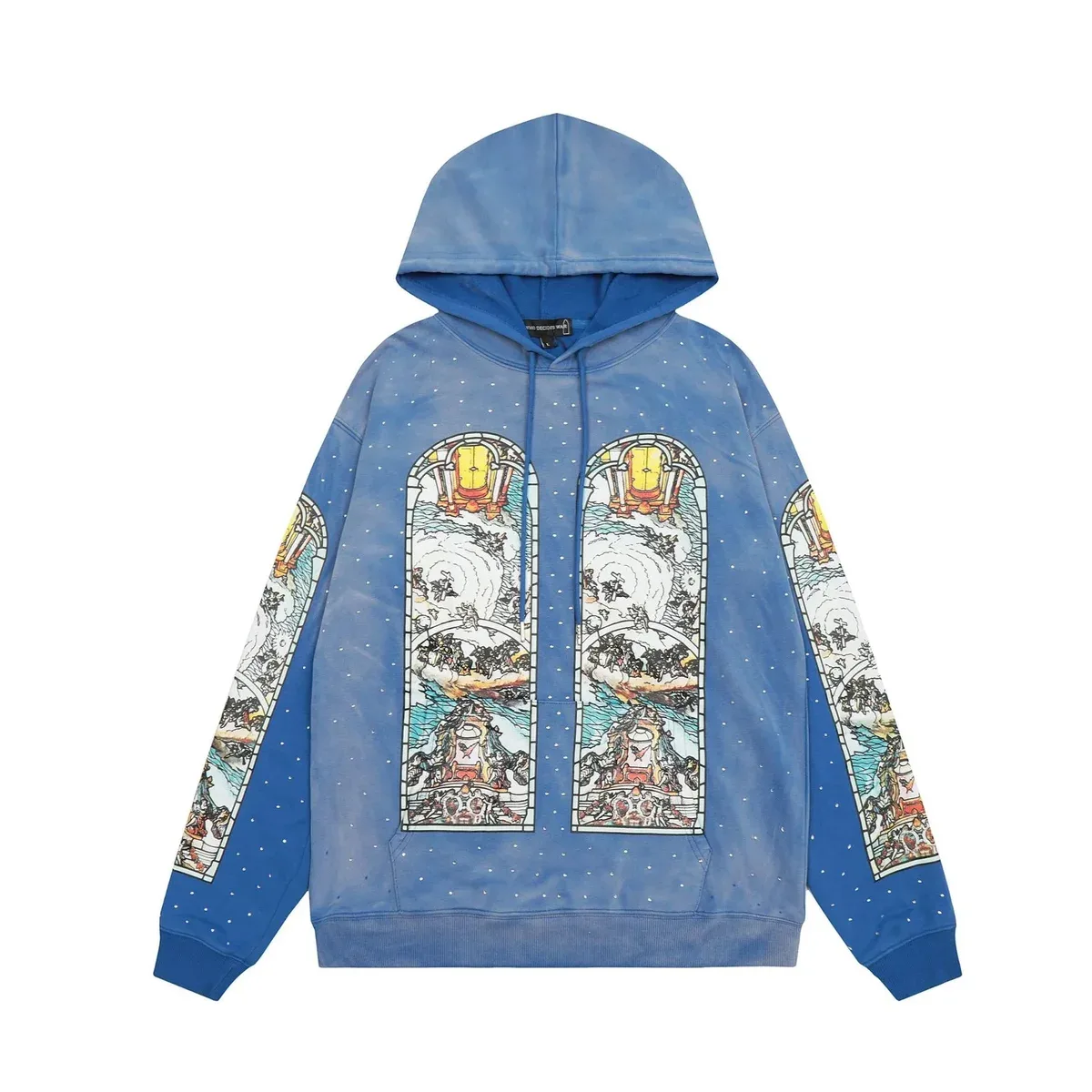 Maison Margiela Tabi Blue Stained Glass Hoodie