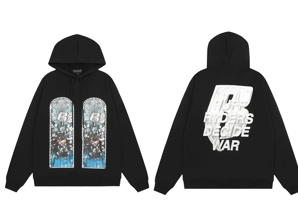 Black 'Ruff Ryders Decide War' Hoodie