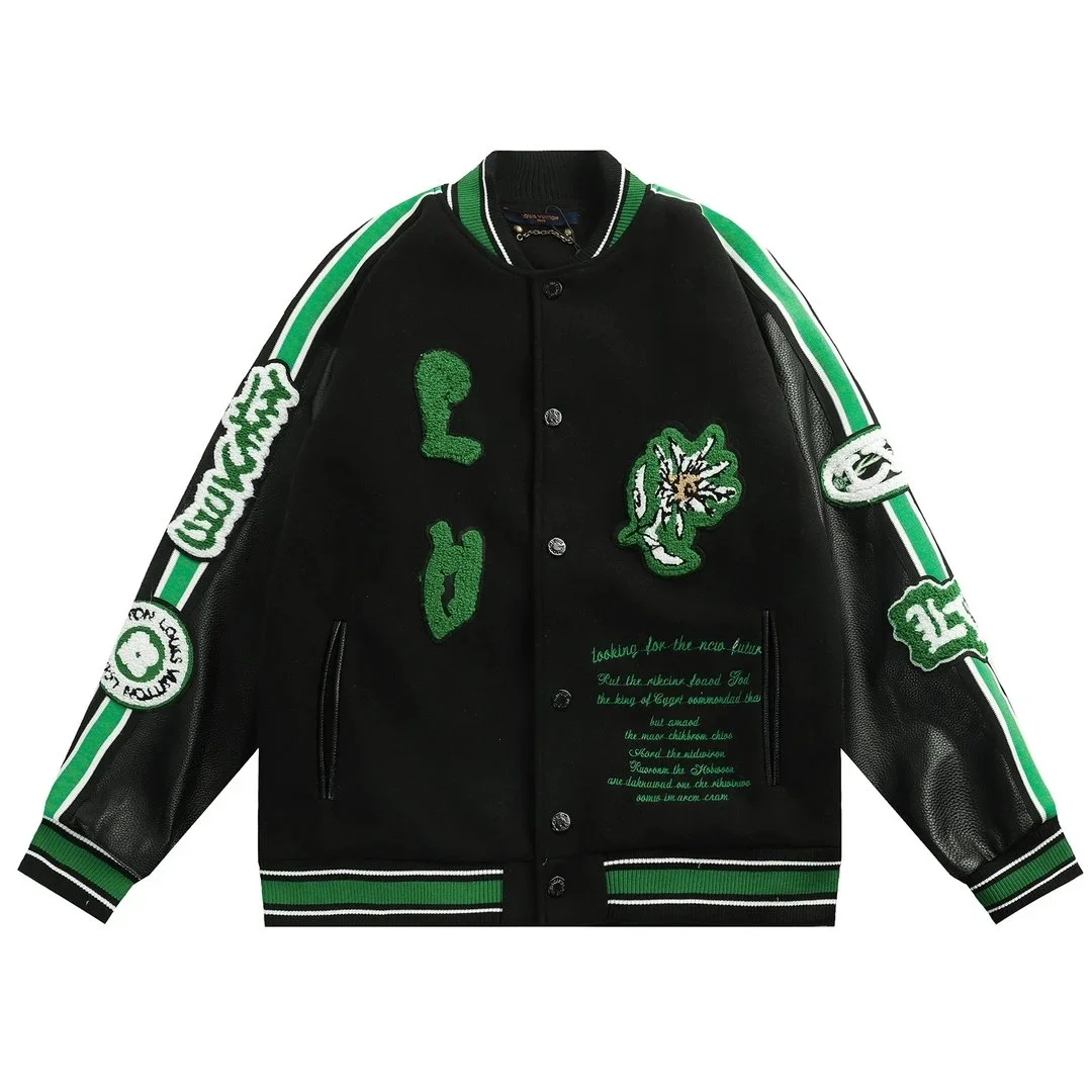 Louis Vuitton Tabi Black & Green Embroidered Jacket