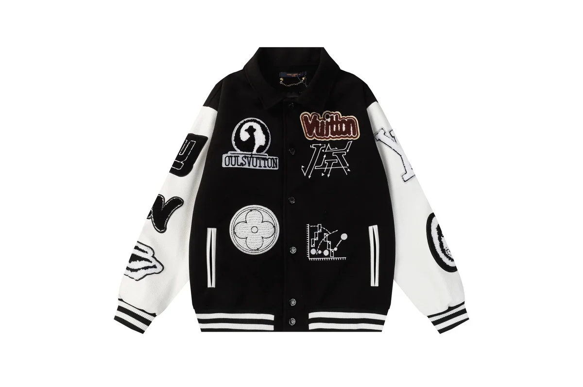 Louis Vuitton Tabi Black & White Letterman Jacket