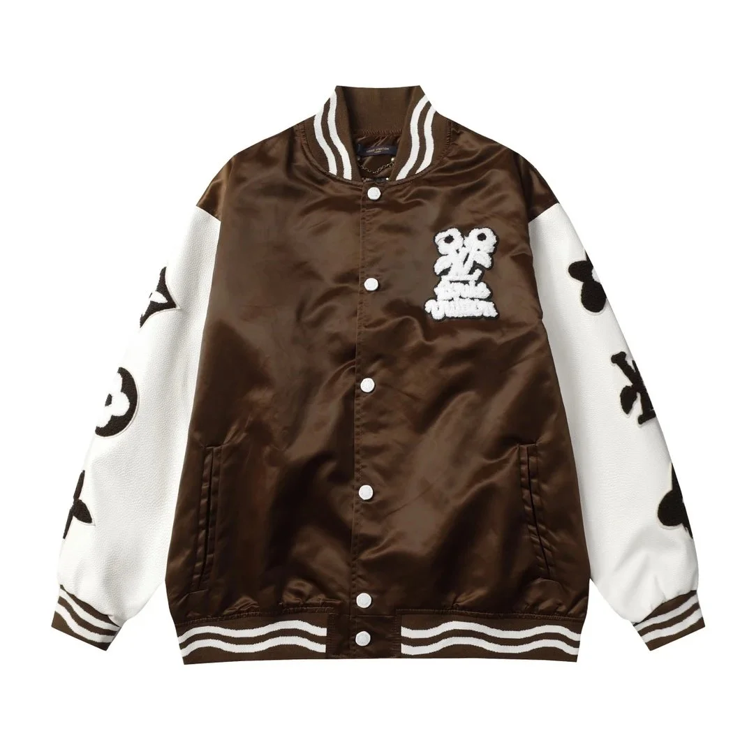 Louis Vuitton Tabi Brown & White Bomber Jacket