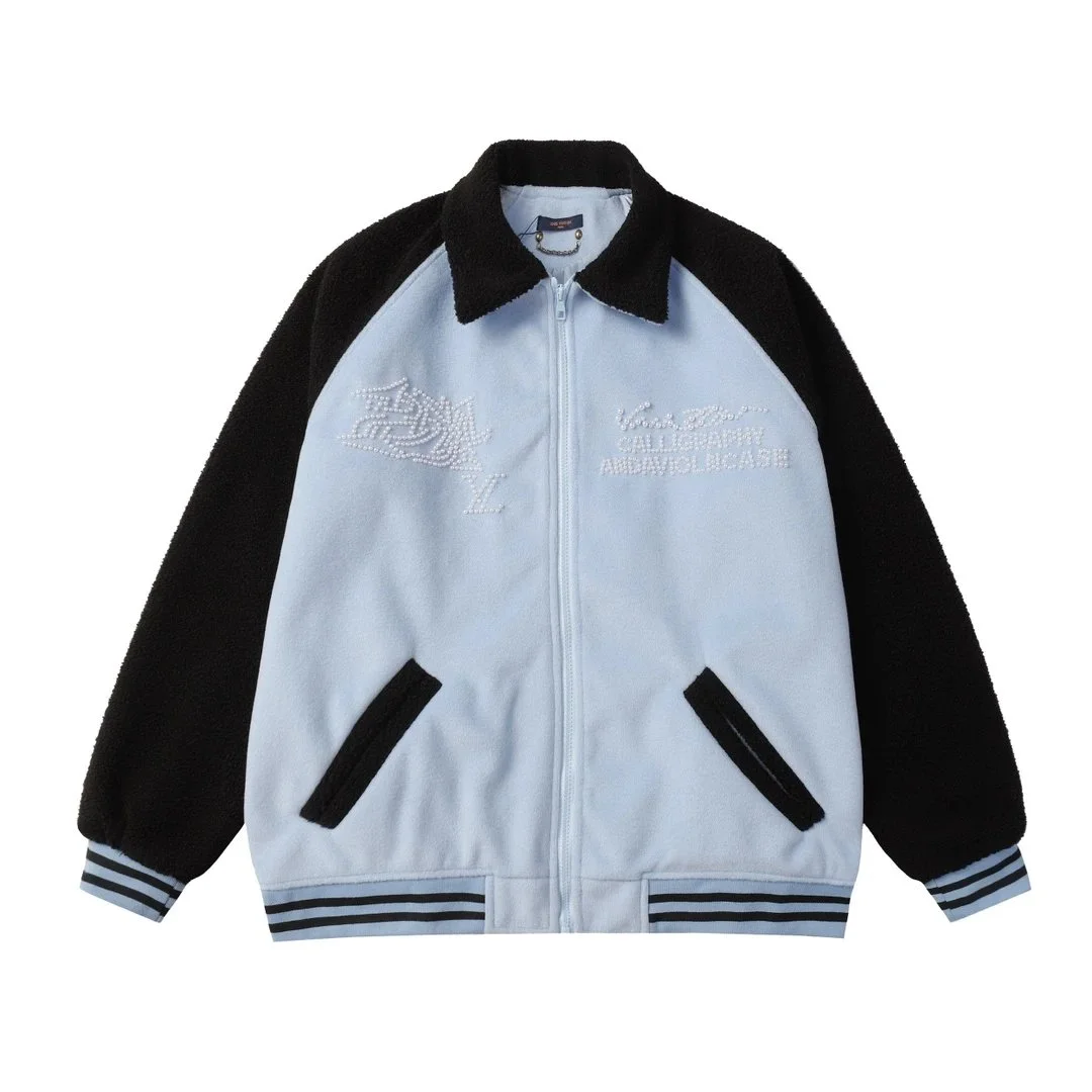 Louis Vuitton Calligraphy And Davidbicase Light Blue Jacket