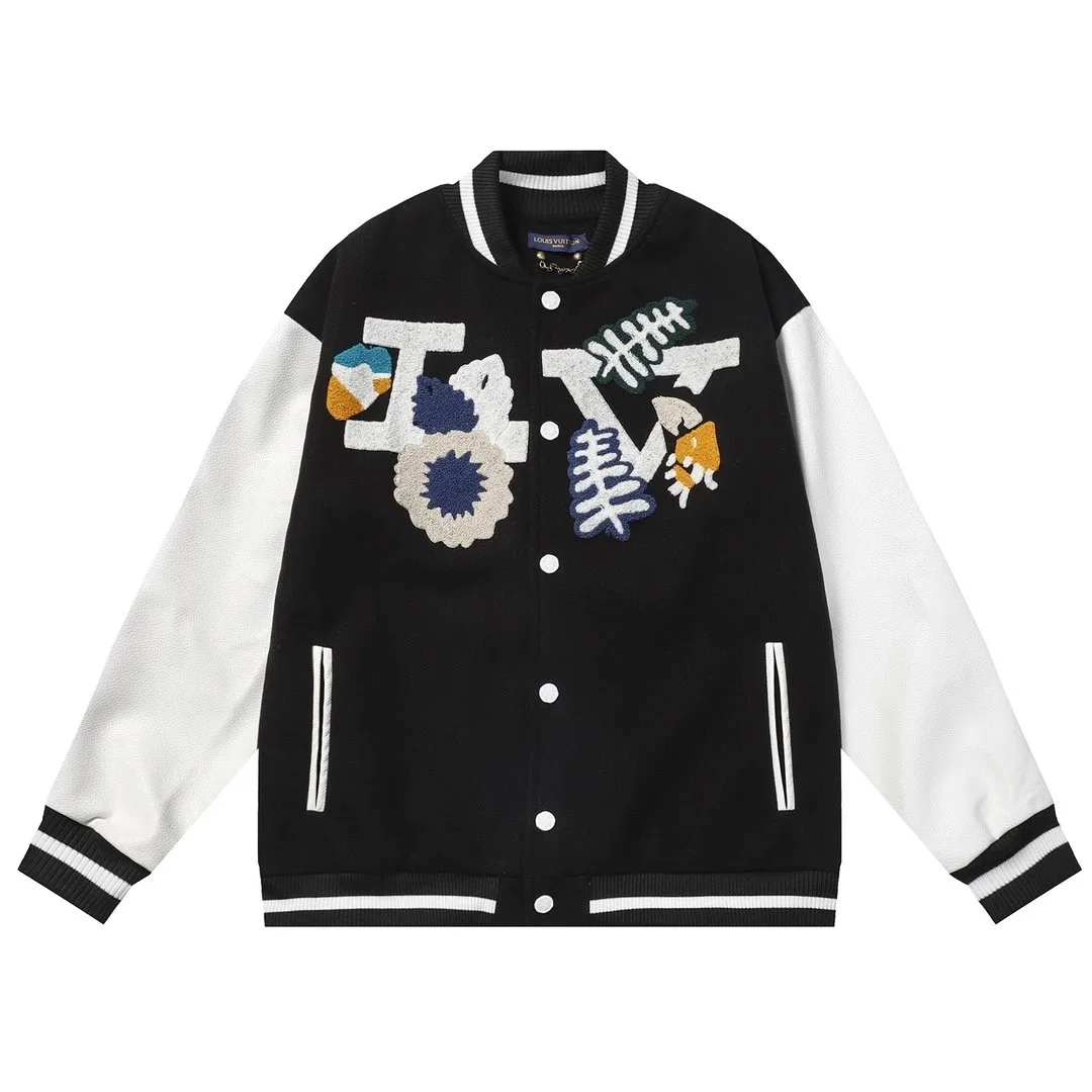 Louis Vuitton Tabi Love Letter Jacket Black/White