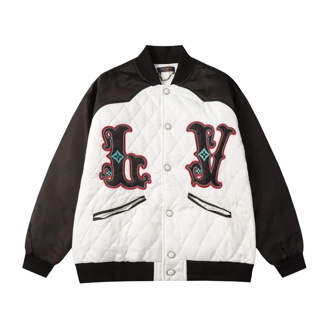 Louis Vuitton LV Monogram Letter Bomber Jacket