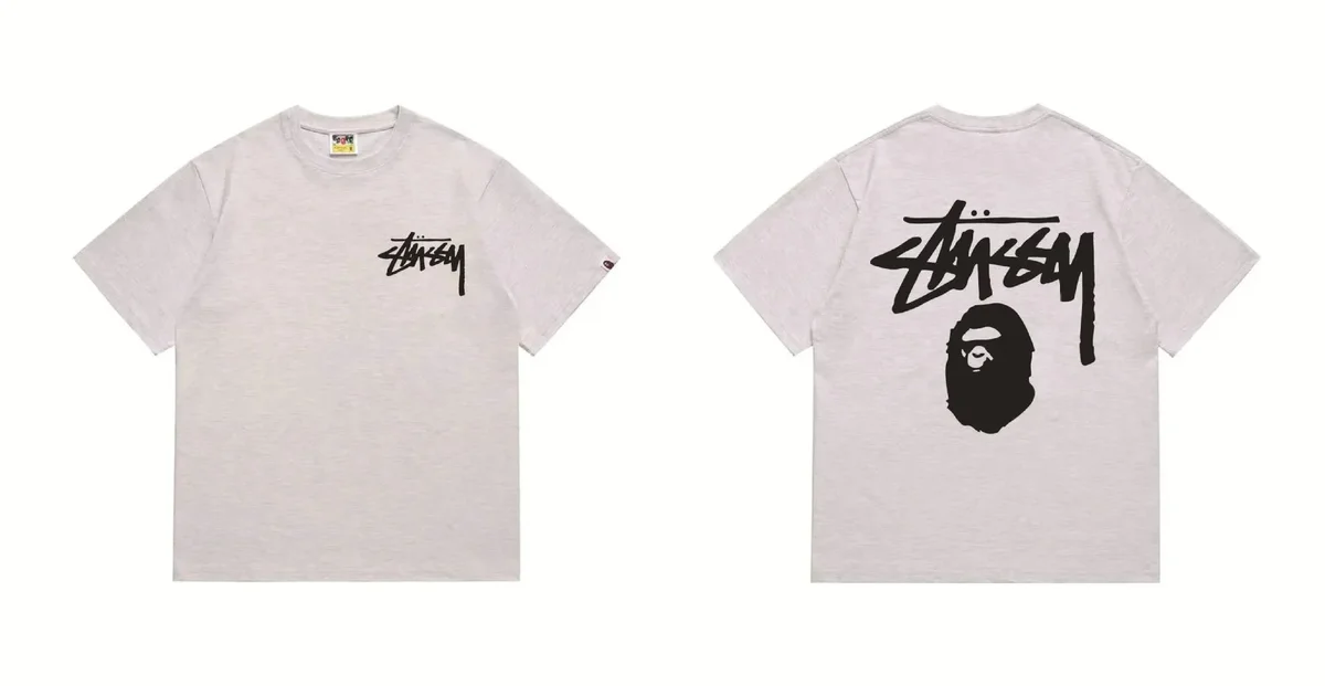A Bathing Ape BAPE STA 201灰黑 T-Shirt