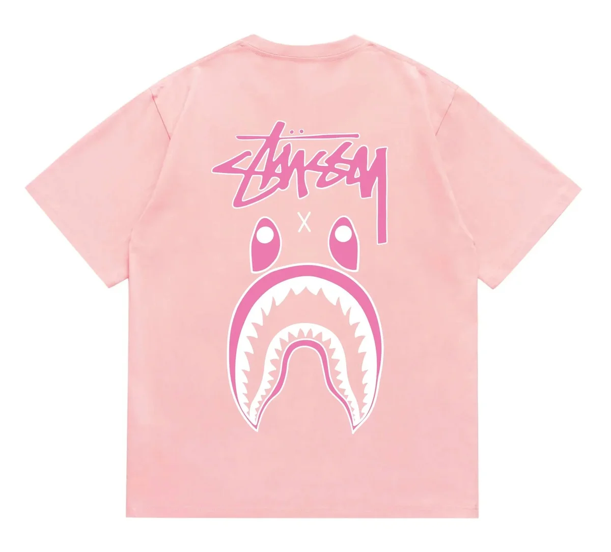 Stussy Stüssy Shark Pink T-Shirt