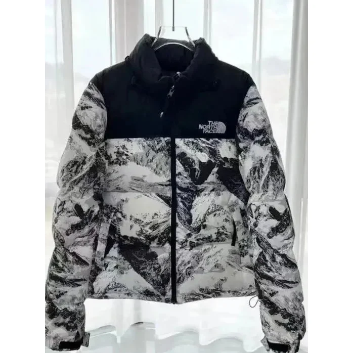 The North Face Nuptse Mountain Print Parka