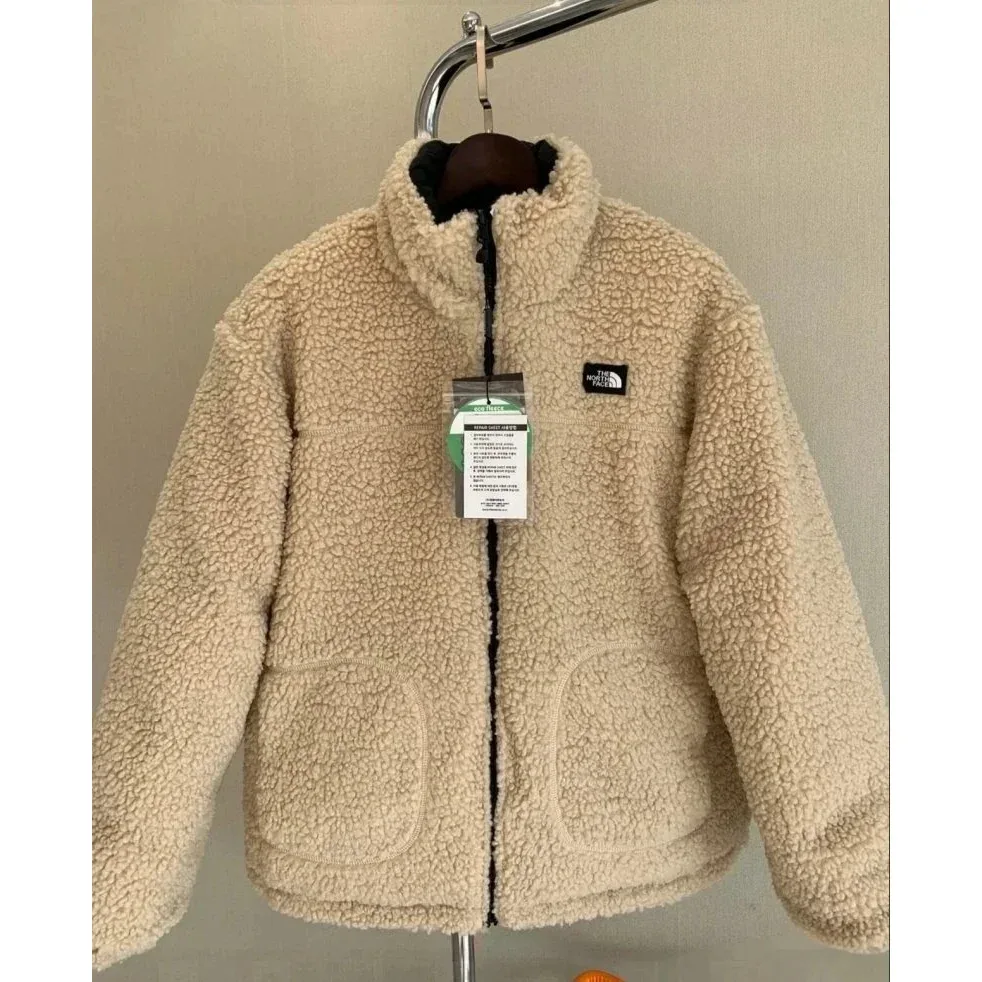 The North Face Fleece Jacket Beige Winter Coat