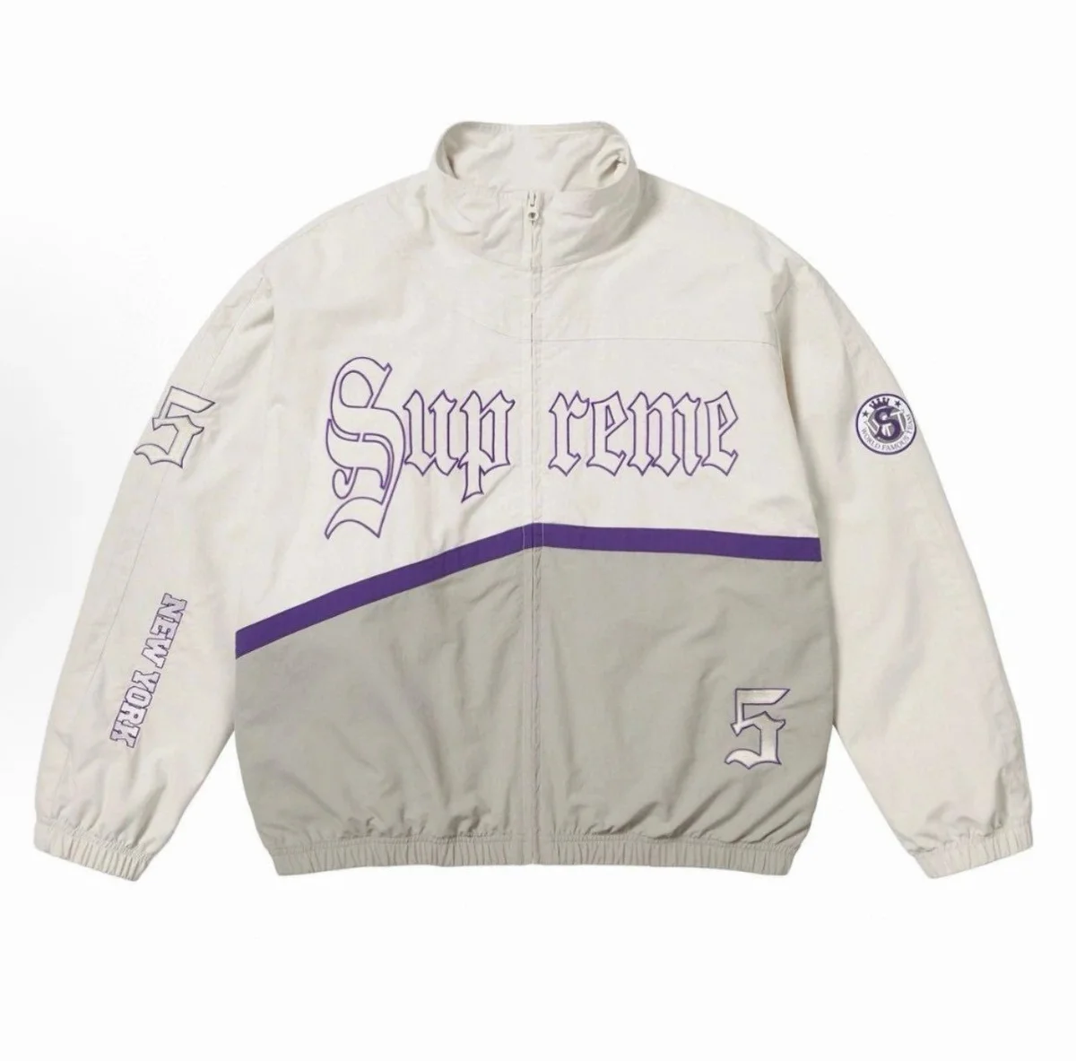 Supreme x The North Face Track Jacket Sail/Purple