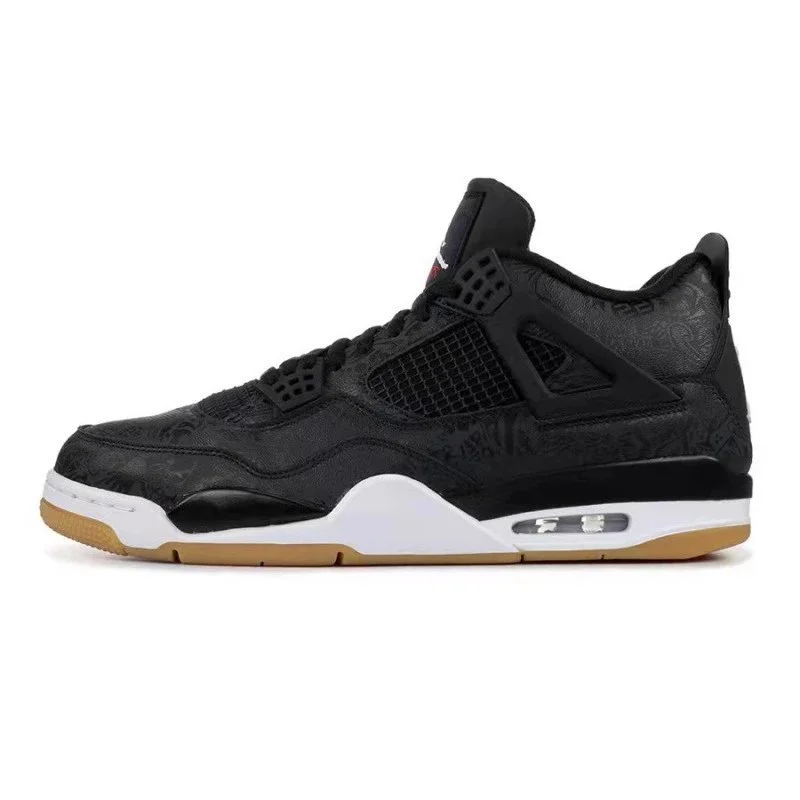Nike Air Jordan 4 Black Laser Sneakers