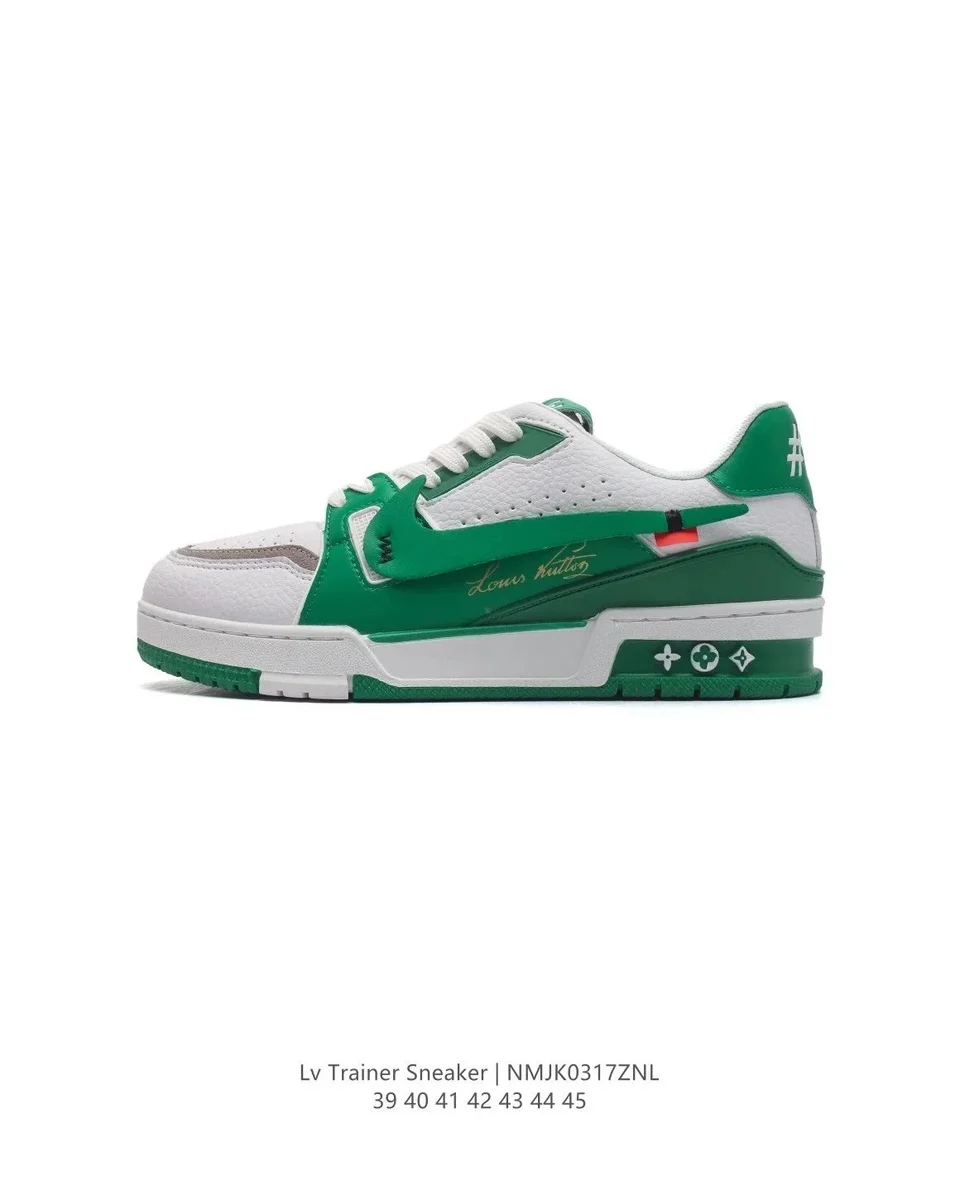 Louis Vuitton LV Trainer Sneaker White/Green