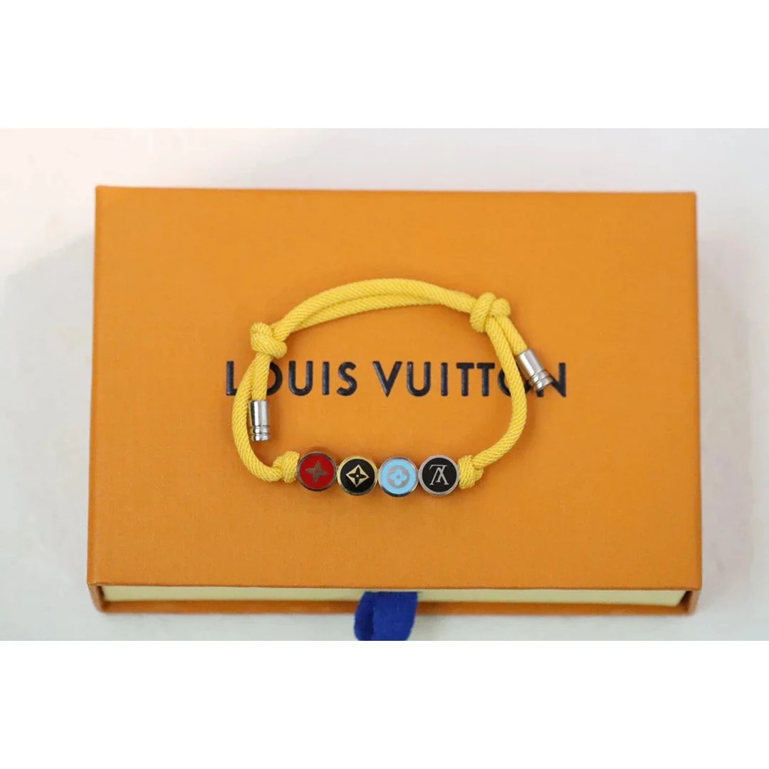 Louis Vuitton Yellow Beaded Bracelet
