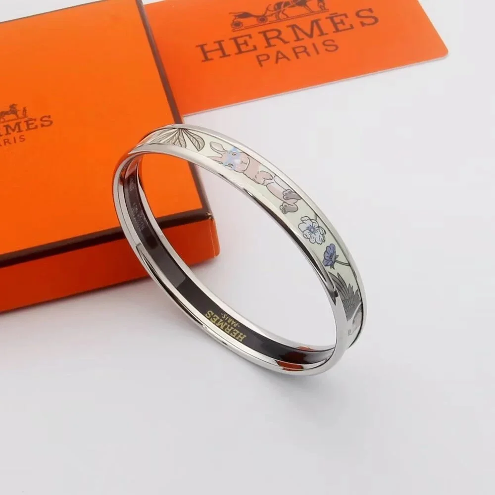 Hermès Garden Party Bangle Silver