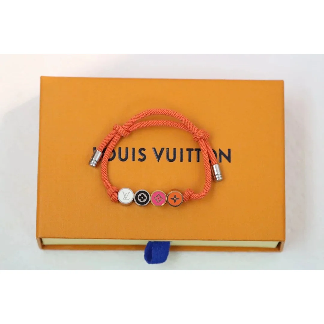 Louis Vuitton Beaded Bracelet Orange Accessory