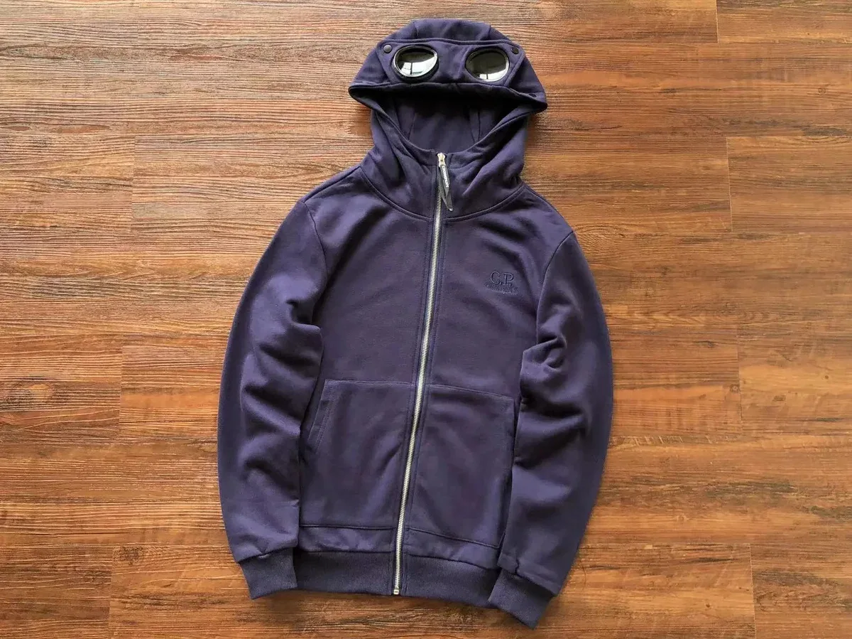 C.P. Company Goggle Hoodie Jacket Navy