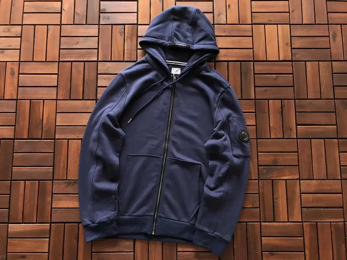 CP Company Goggle Navy Hoodie