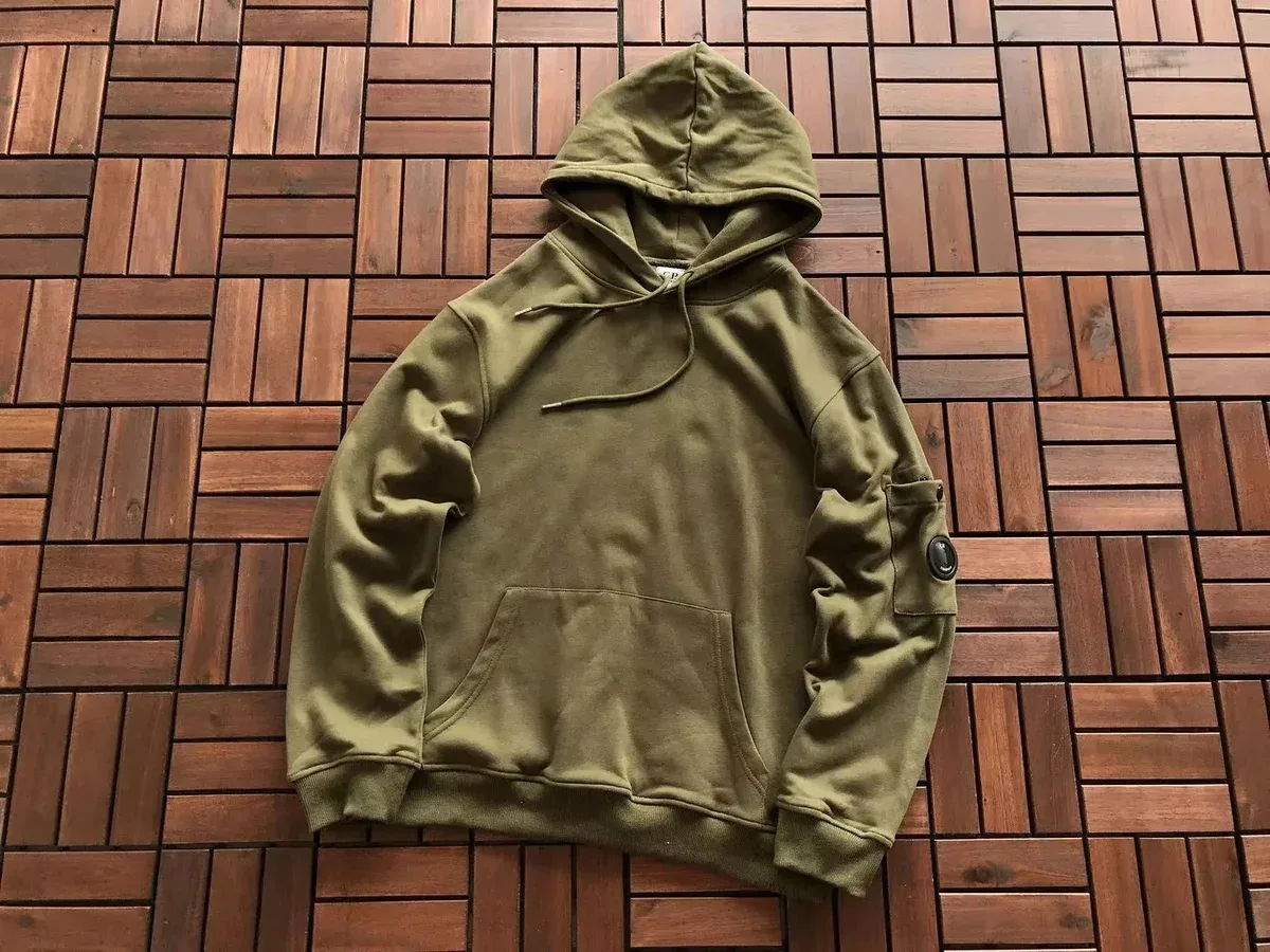 CP Company Goggle Olive Hoodie Sweatshirt
