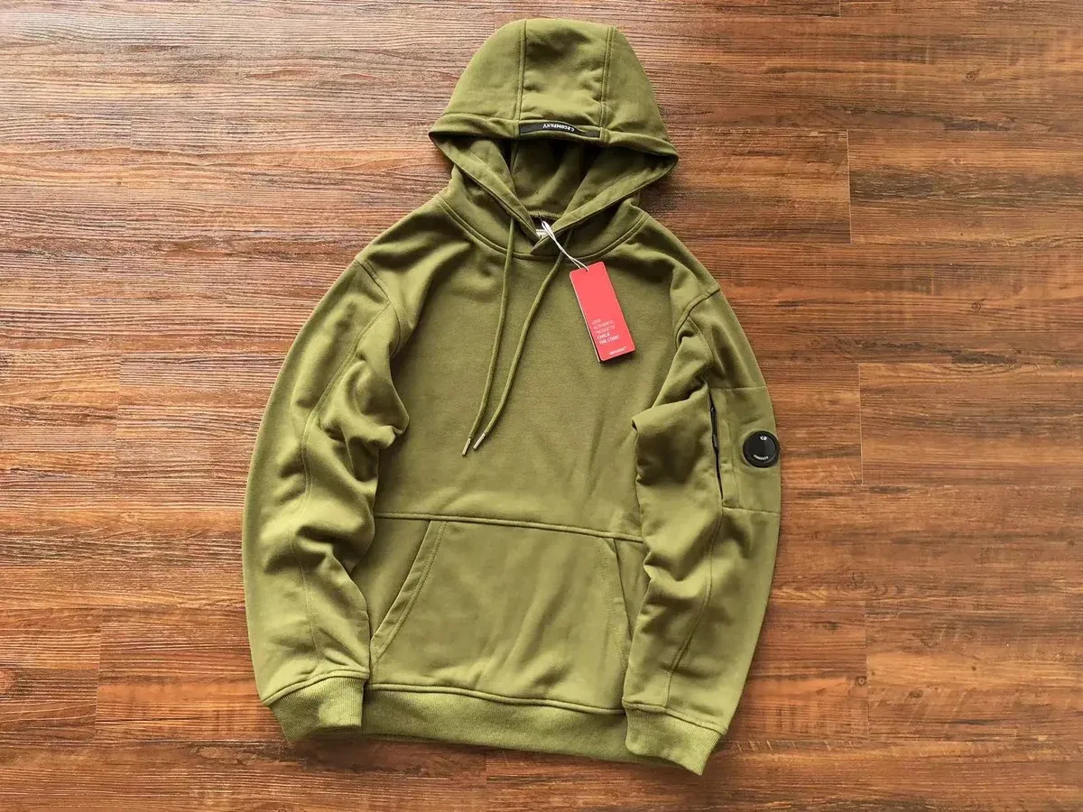 CP Company Goggle Olive Hoodie Sweatshirt